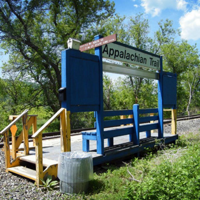 Appalachian Trail Metro North Train Stop. Photo by Time.com
