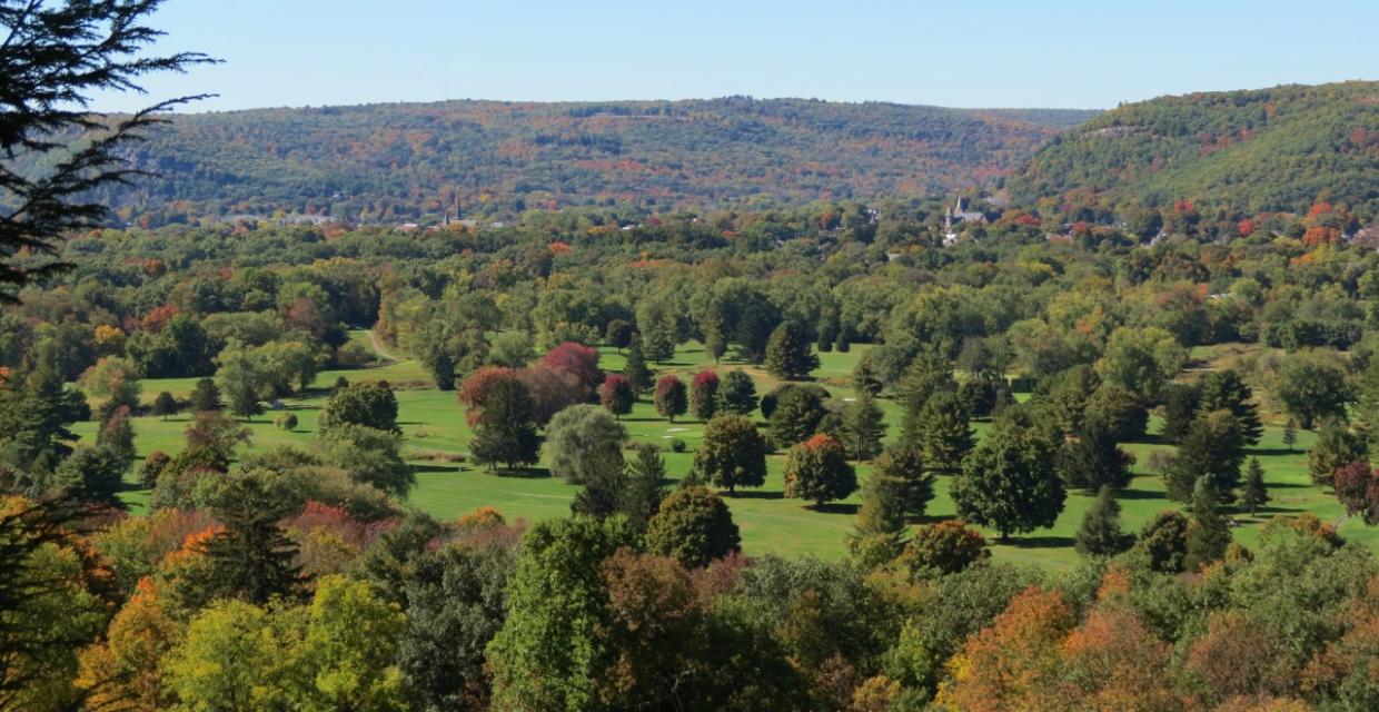 View toward Port Jervis at Huckleberry Ridge State Forest - Photo credit: Daniela Wagstaff