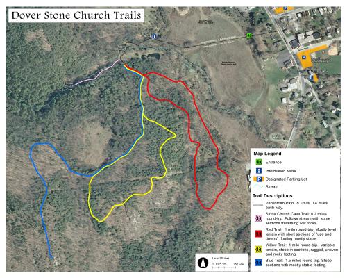 Dover Stone Church Preserve Map
