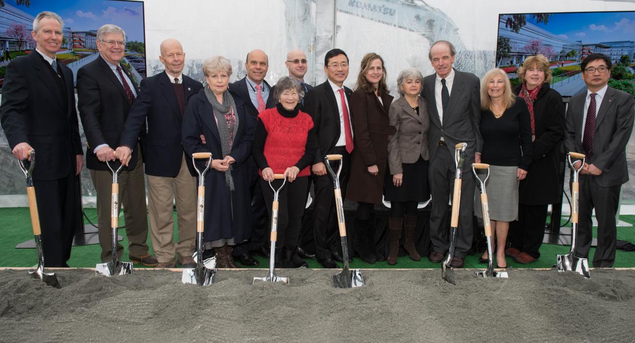 Conservation groups joined LG Electronics at the groundbreaking of the company's new North American headquarters. Photo courtesy of LG Electronics.